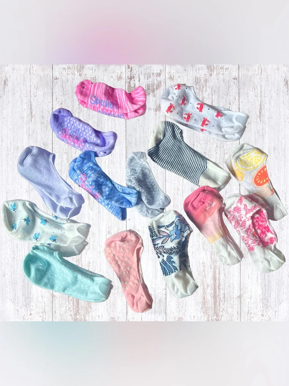 Loft Skechers Women's No Show Ankle Socks 14 Pairs